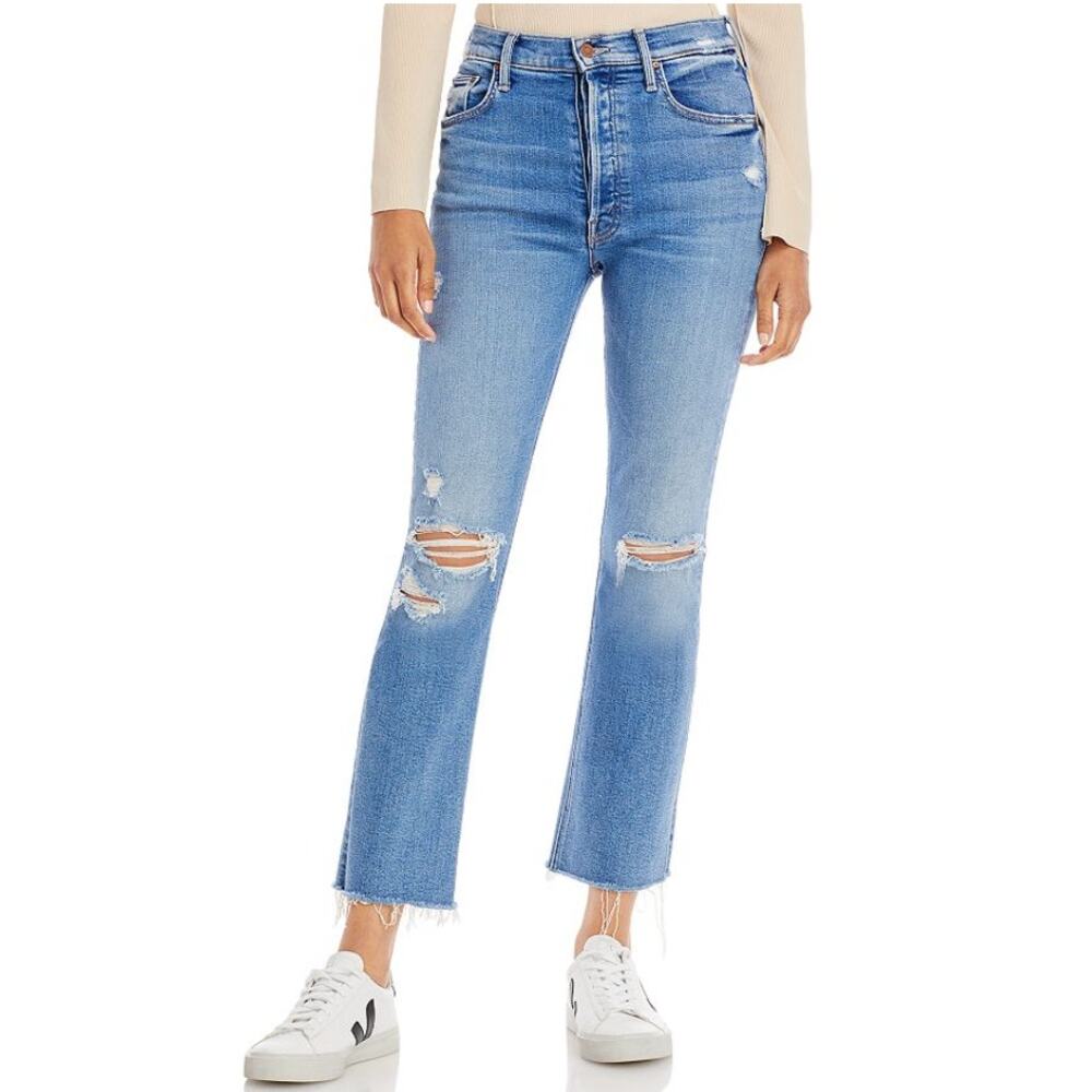 Mother The Tripper Ankle Fray Jeans size 25